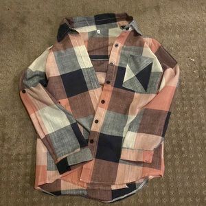 Women’s plaid long sleeve women’s S